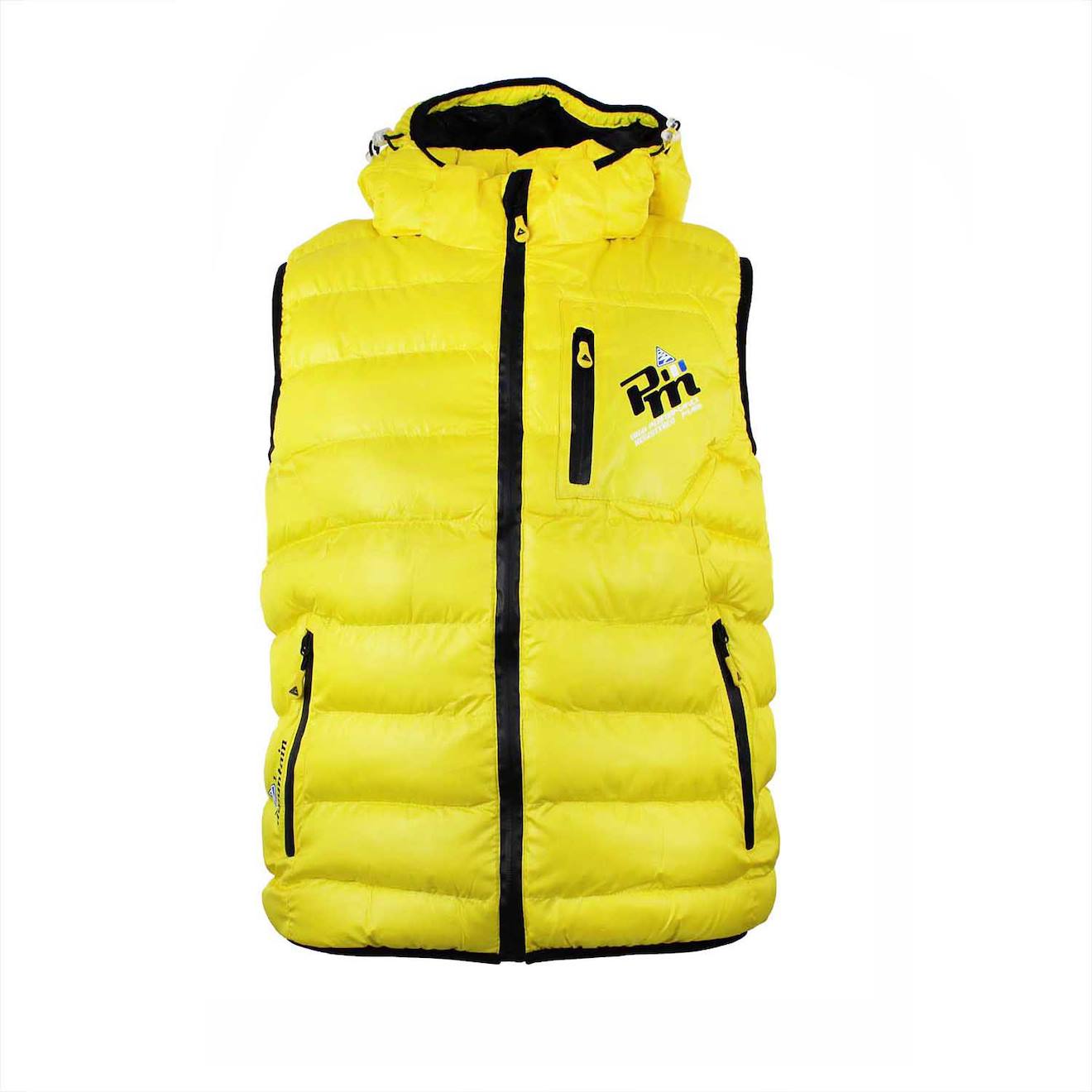 Doudoune Sans Manches Garçon Ecarti Jaune