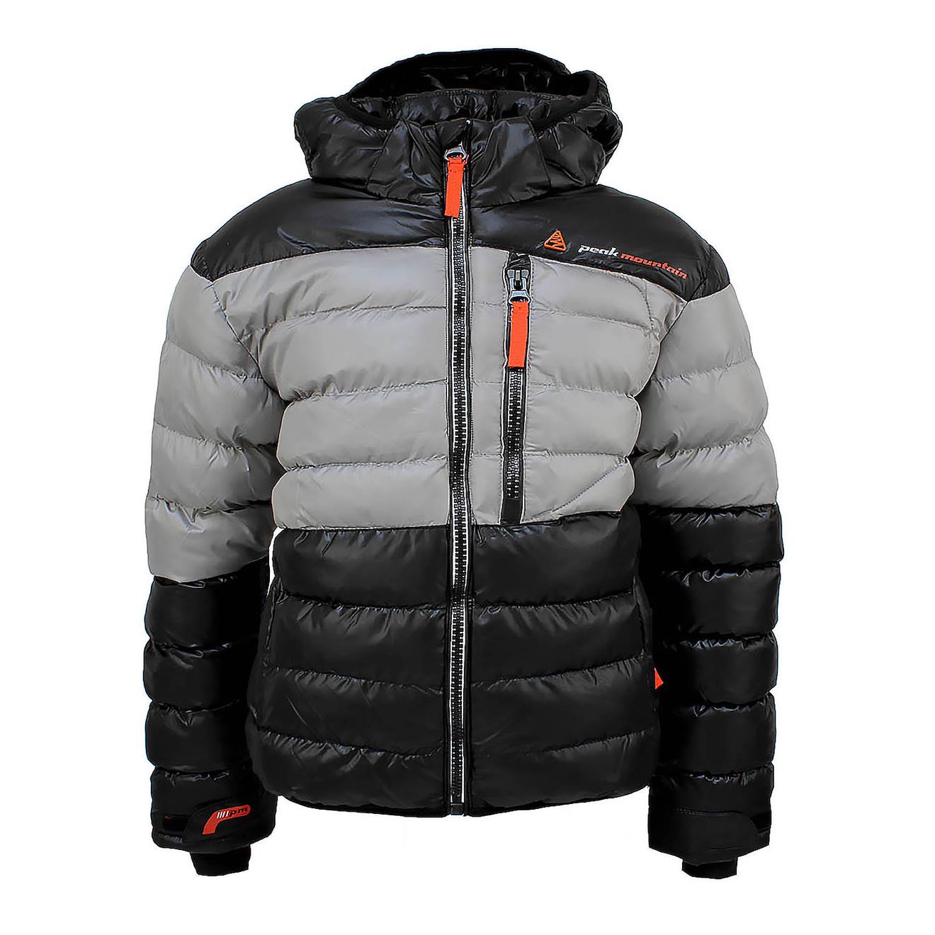 Doudoune De Ski Garçon Ecaptin Noir/gris