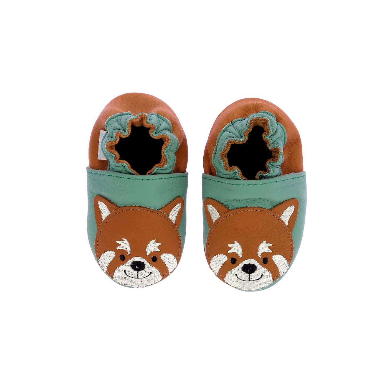 Chaussons Gingerbear Vert Camel