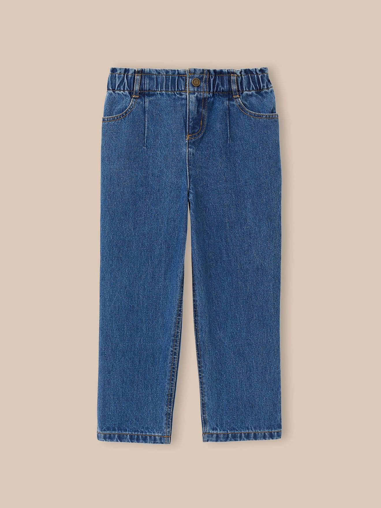 Jean Mum Fit Fille Denim Stone