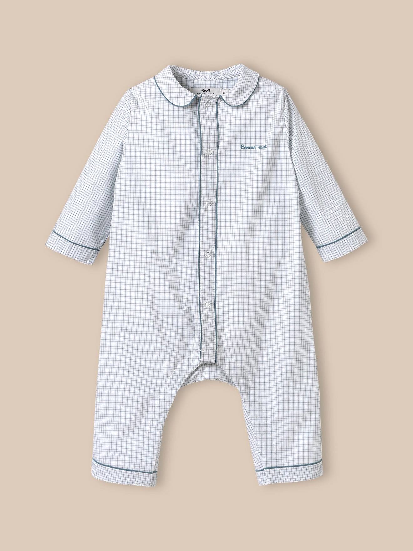 Pyjama Vichy Bébé Tattersall Ciel