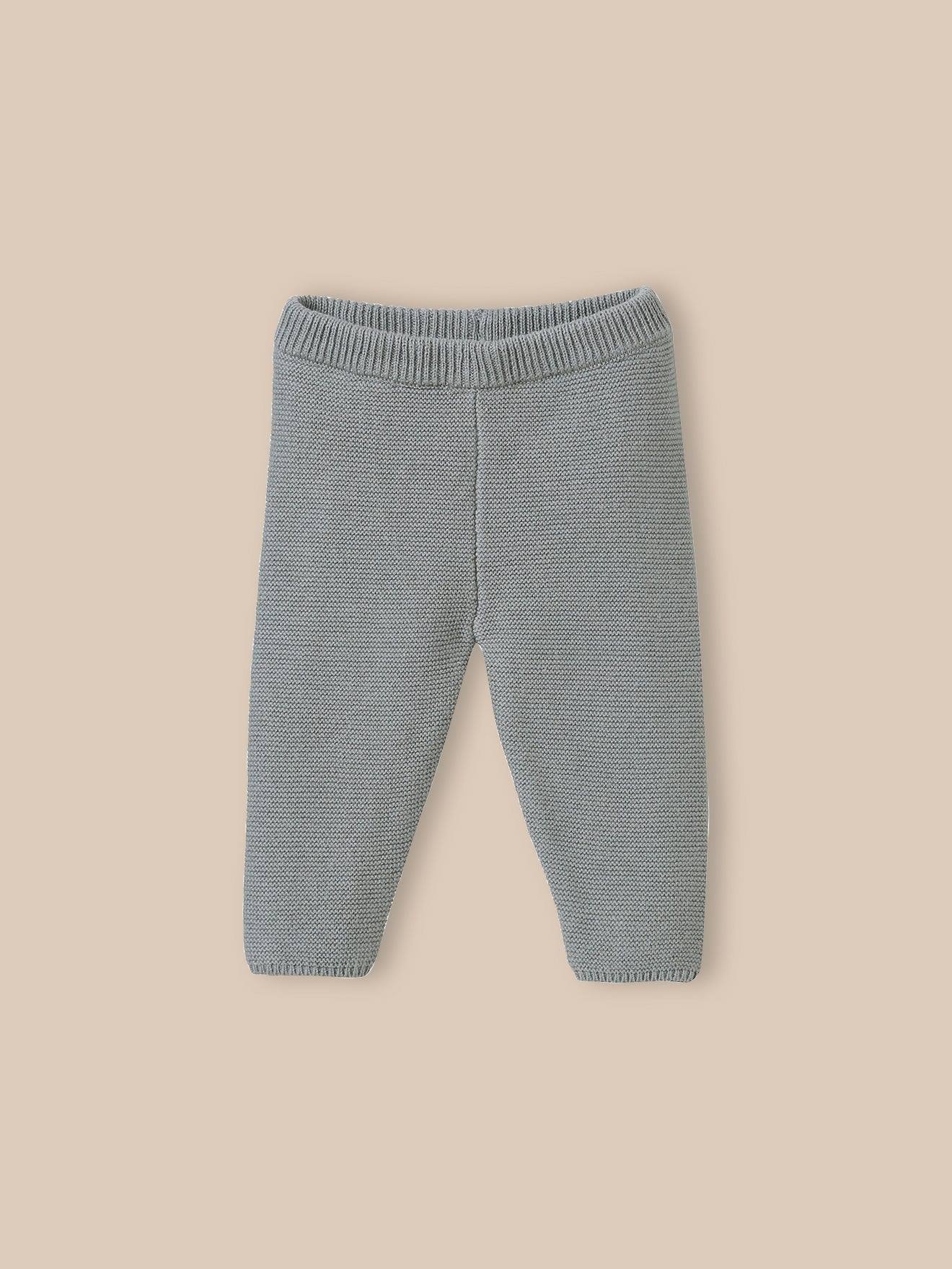 Legging Bébé En Coton Biologique Et Laine Vert Doux