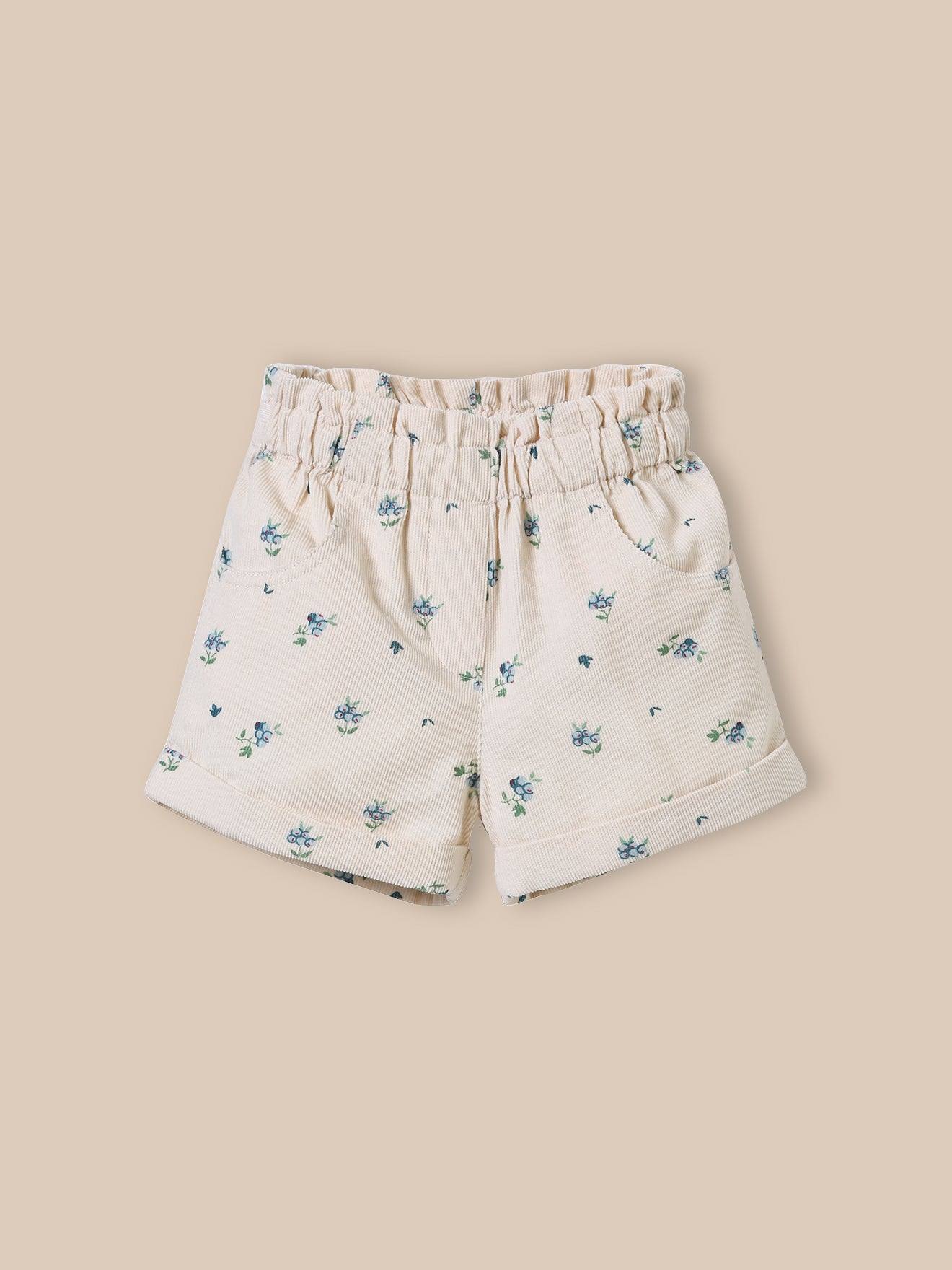 Short En Velours Imprimé Bébé Imprimé Margotine