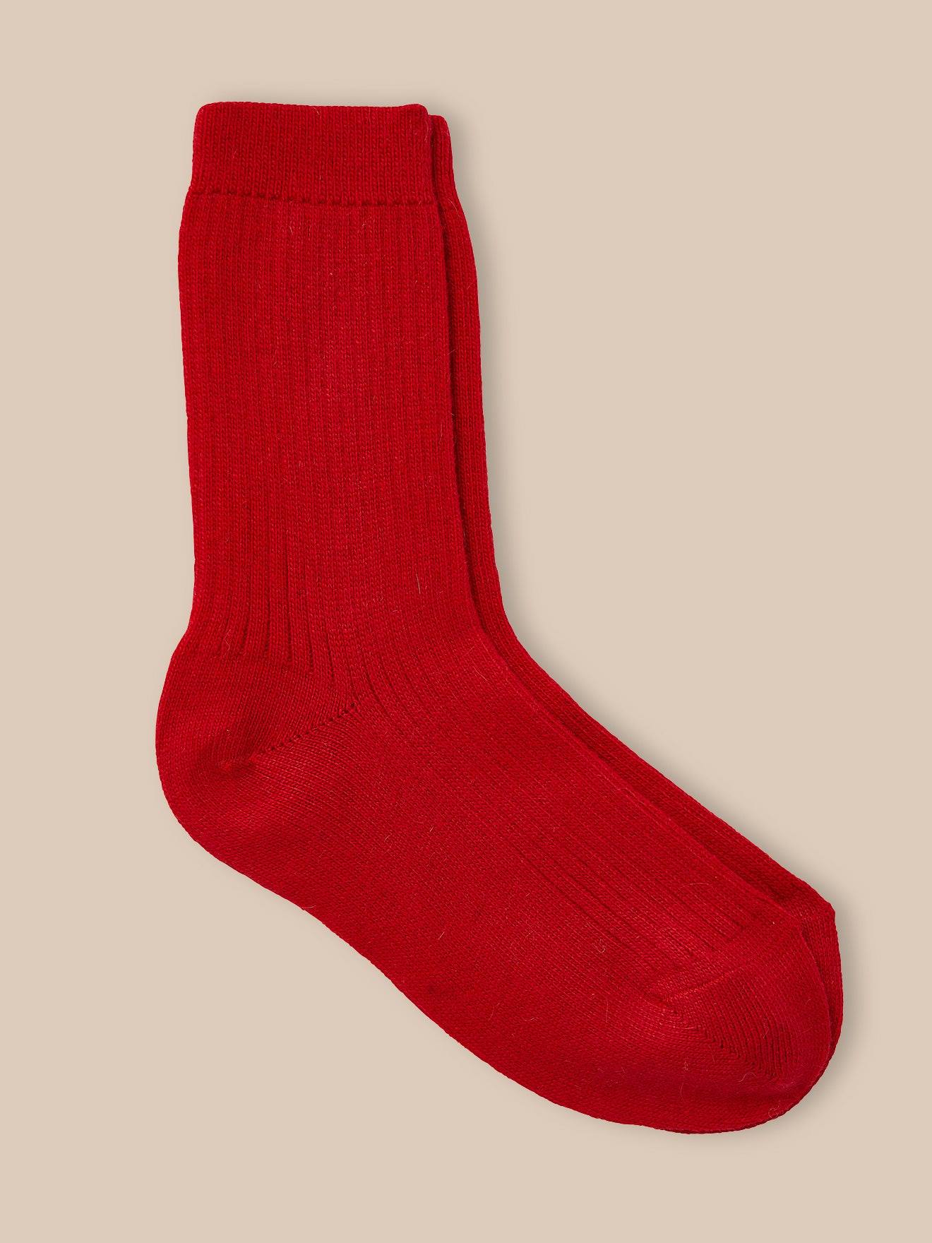 Chaussettes Chaudes Fille Rouge