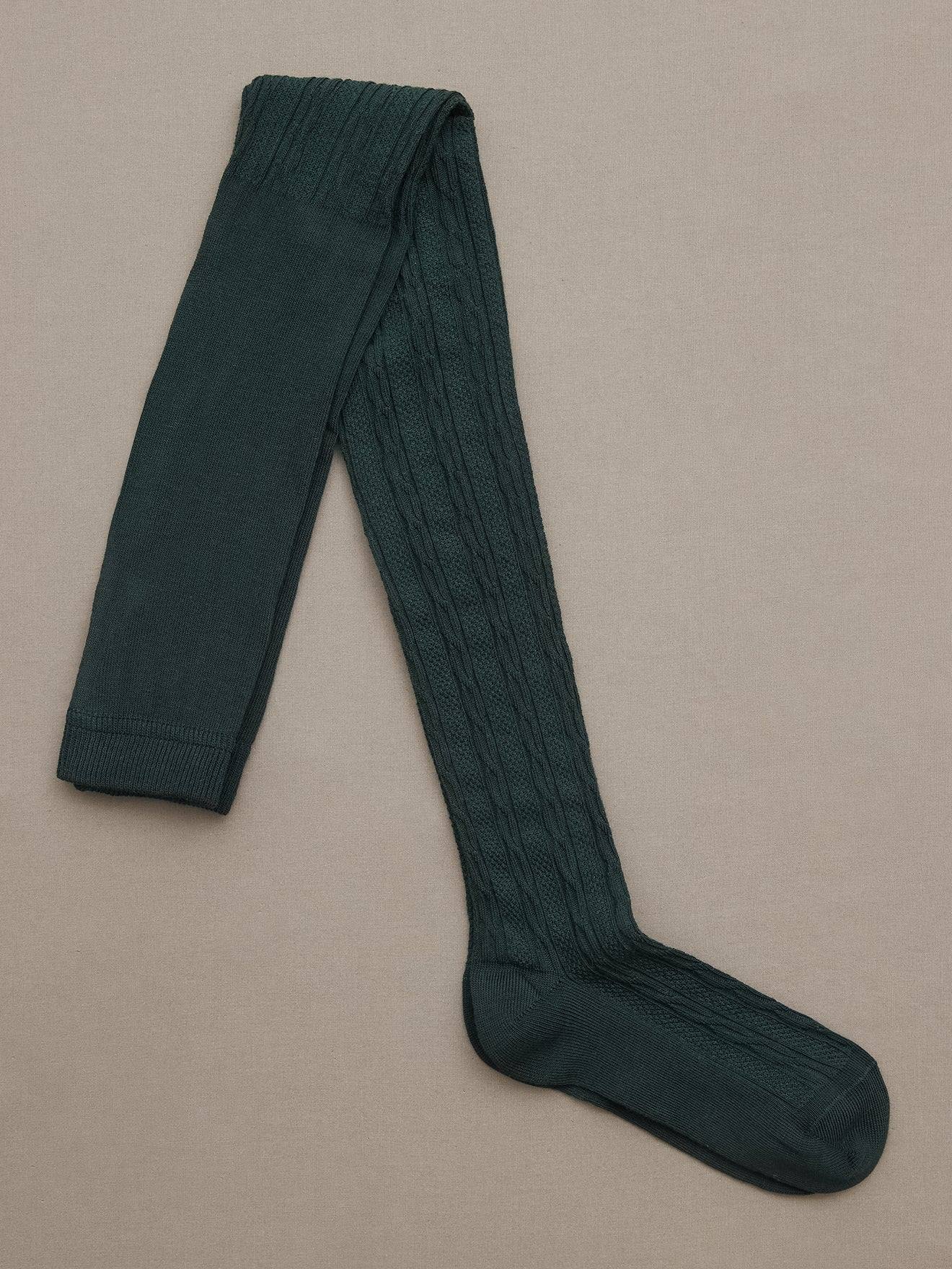 Collants Fille Avec Torsades Marine 18$
