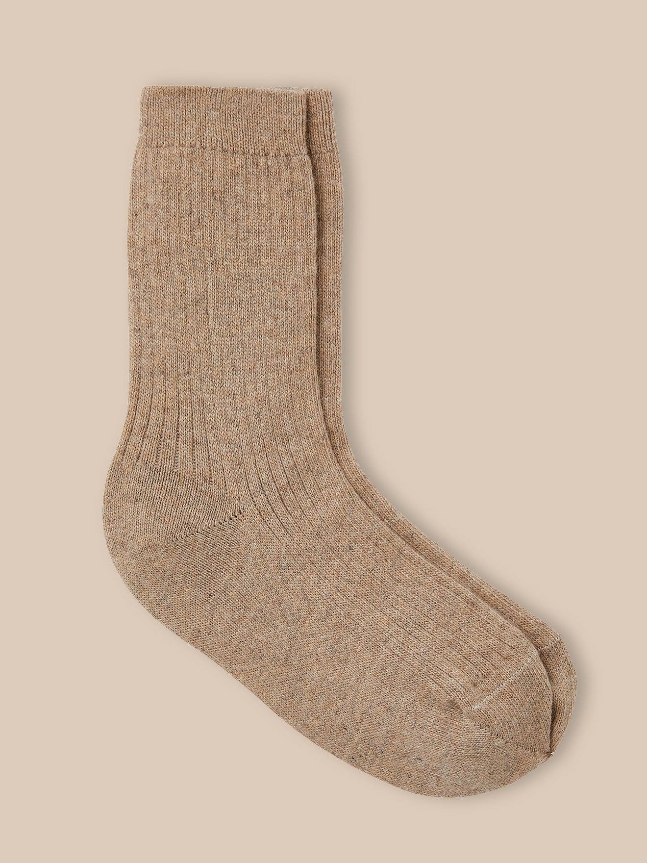 Chaussettes Chaudes Fille Beige Chine
