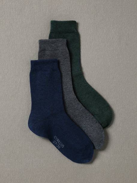 Lot de 3 paires de chaussettes garçon  - vertbaudet enfant