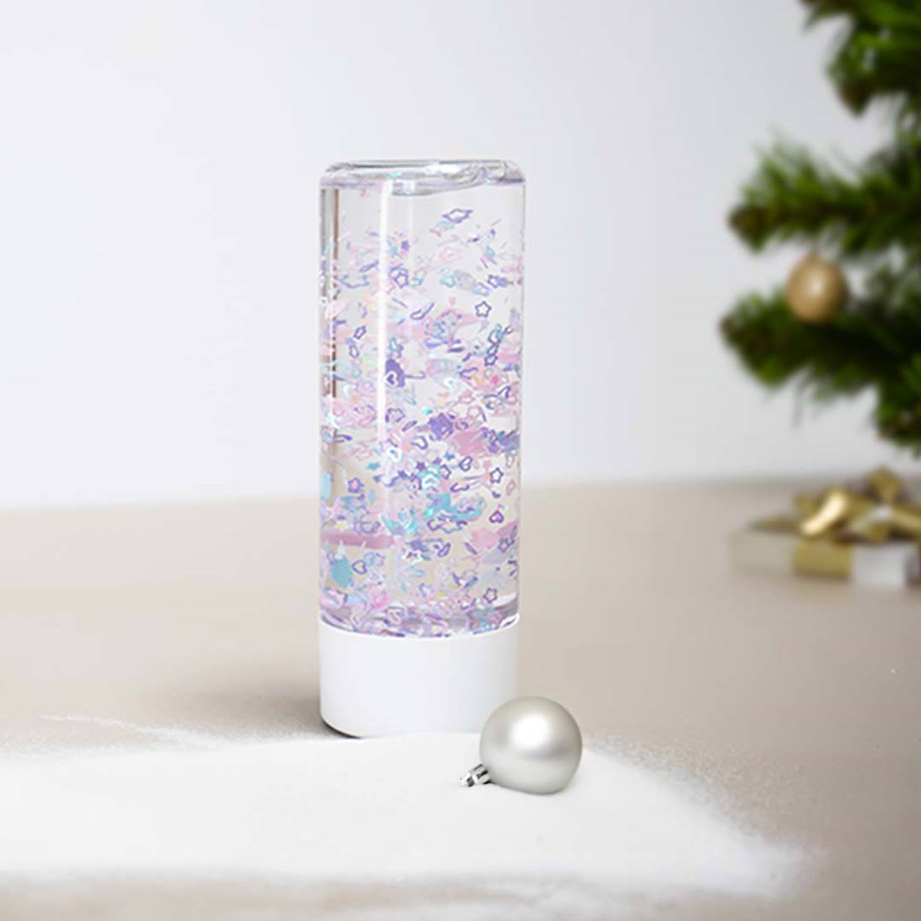 Bouteille Sensorielle Éveil Et Apaisement Coquillages Bleu Et Rose