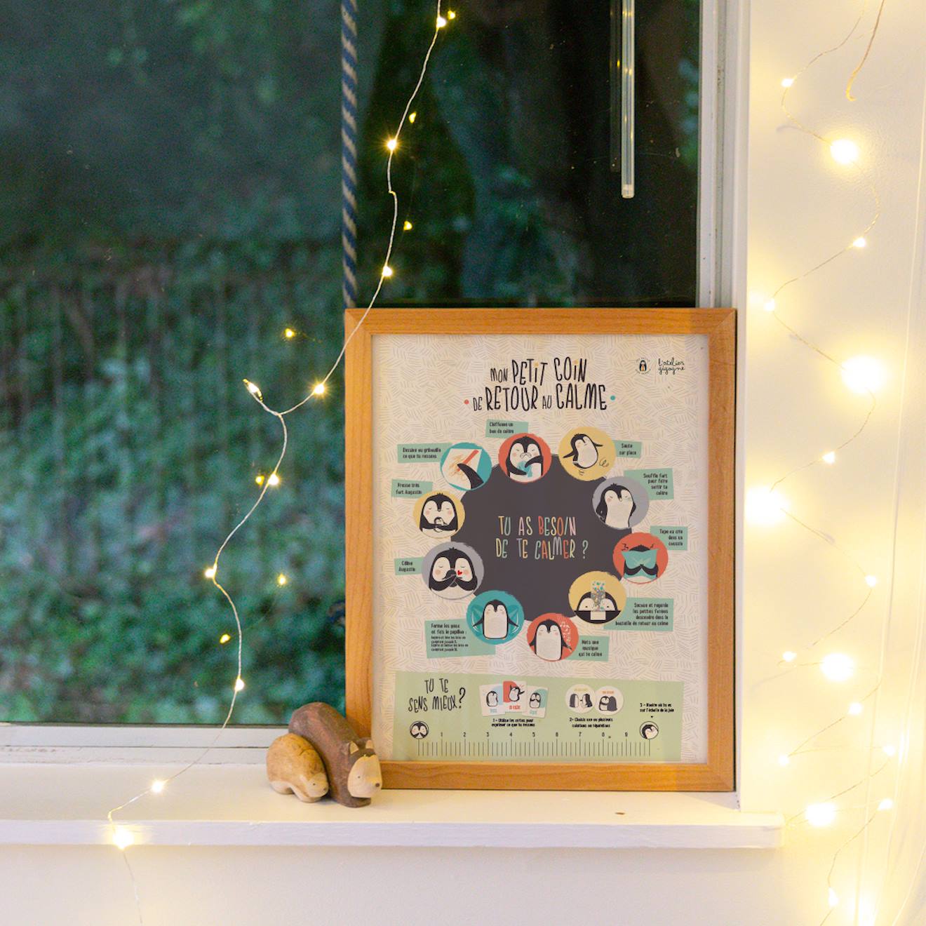 Affiche Émotions – Retour Au Calme Multicolore