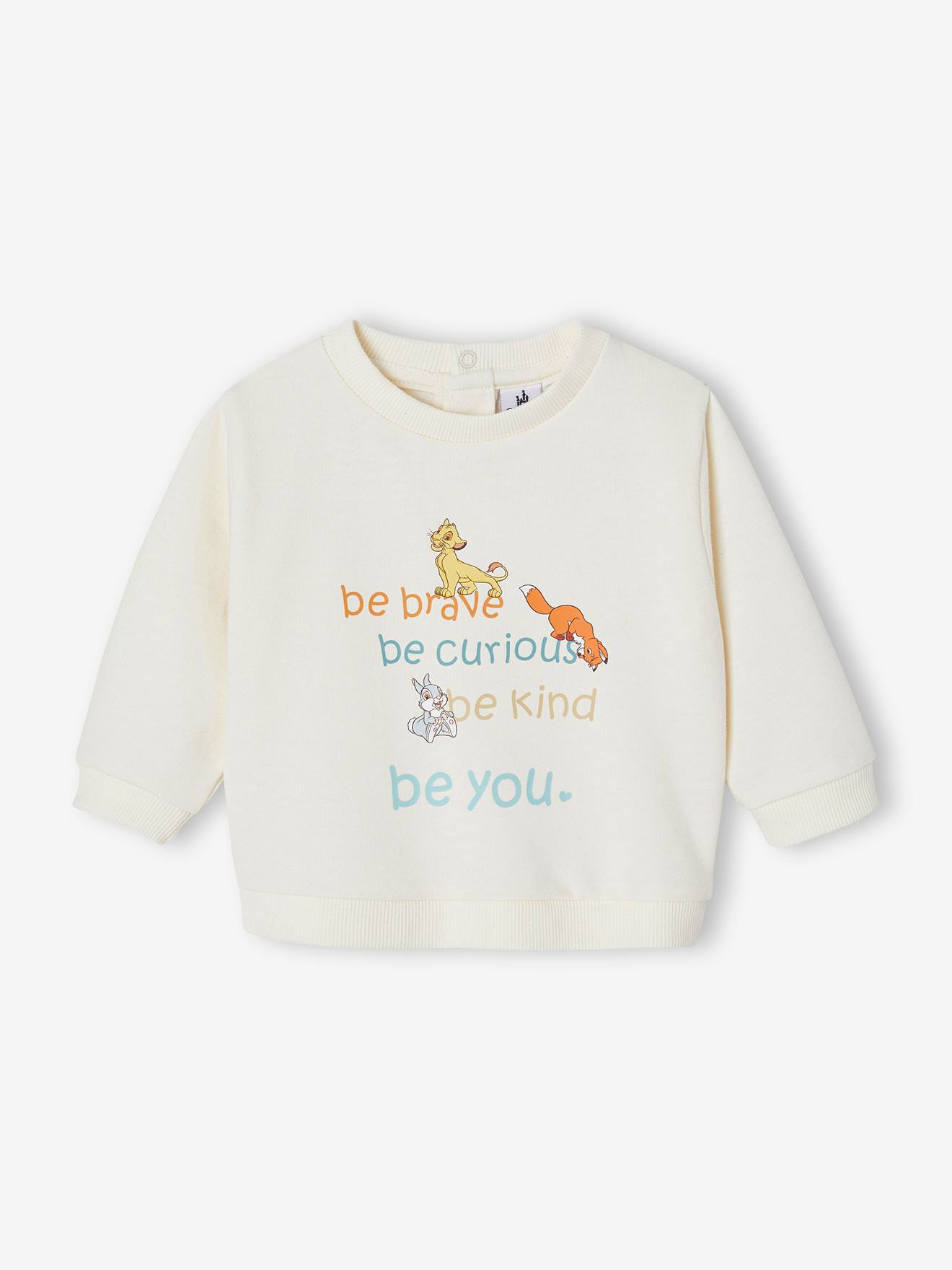 Sweat bébé Disney écru