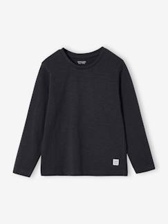 Garçon-T-shirt, polo, sous-pull-T-shirt garçon unis manches longues personnalisable