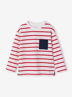 T-shirt rayé garçon personnalisable  - vertbaudet enfant