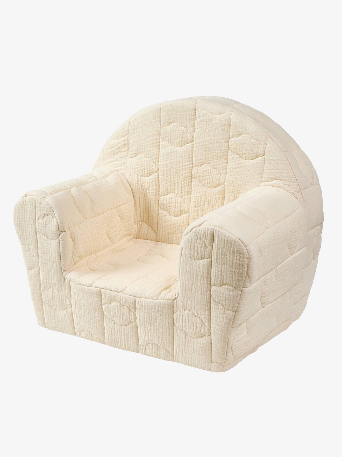 Fauteuil en mousse Nuage quilté - personnalisable écru (Vertbaudet) - Image 2