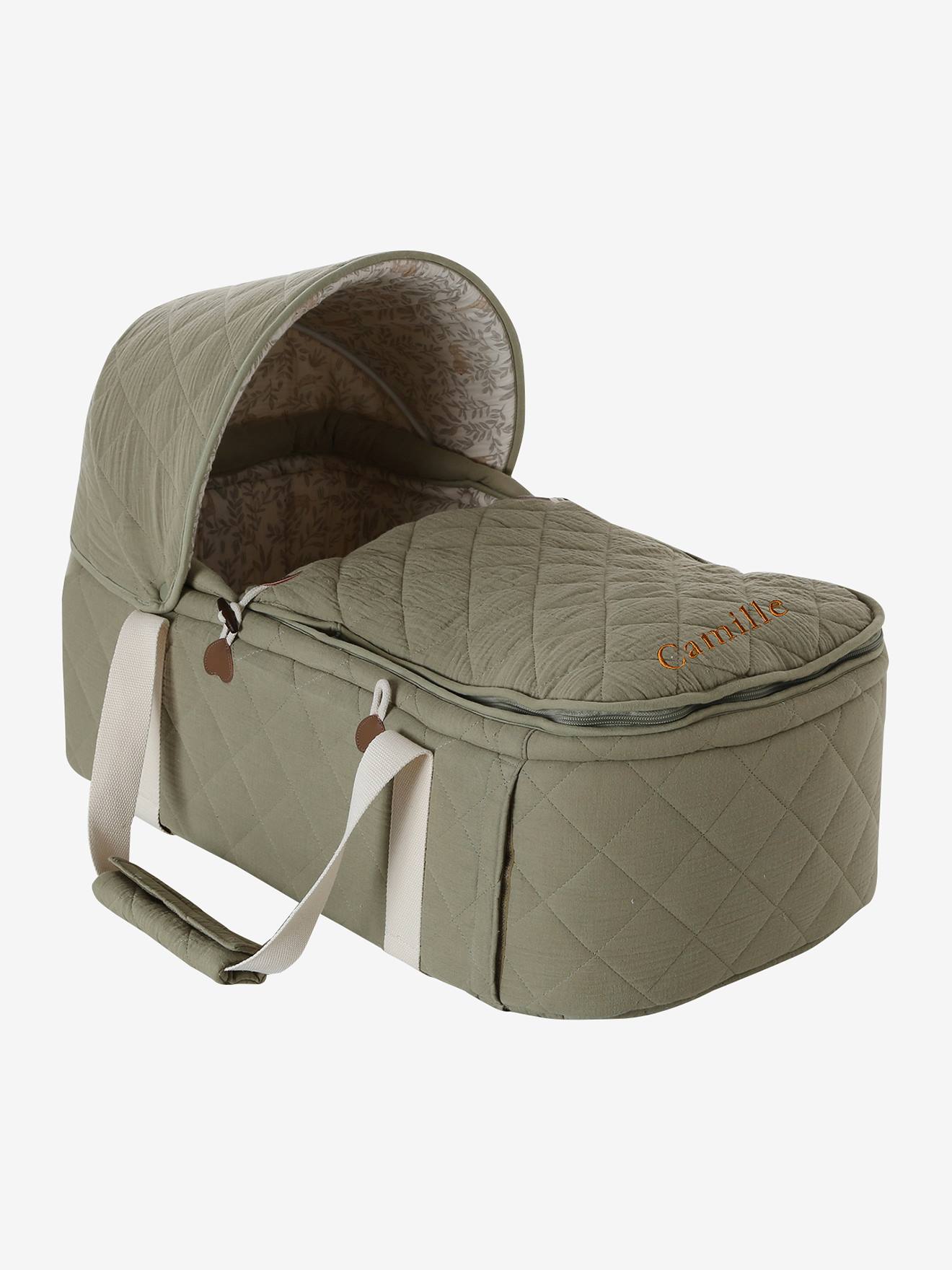 Couffin bébé souple en tissu babylone (Vertbaudet) - Image 2