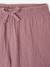 Pantalon fille legging large blanc imprimé+corail+mauve+vert sauge 9 - vertbaudet enfant 