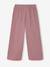 Pantalon fille legging large blanc imprimé+corail+mauve+vert sauge 8 - vertbaudet enfant 