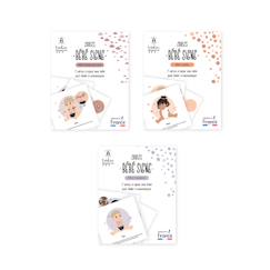 Jouet-Premier âge-3 pochettes de cartes pour apprendre à signer avec bébé dès 6 mois