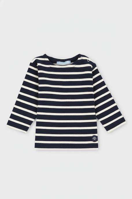 Marinière col bateau en coton loctudy bébé Blanc/braise+Blanc/etoile+Blanc/navire+Lupin/scotch+Marine deep/winterblue+Navire/blanc+Navire/braise+Navire/nature+Nine iron/gris chiné clair 19 - vertbaudet enfant 