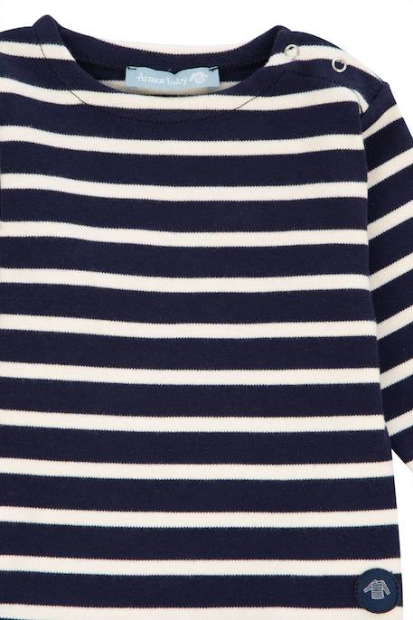 Marinière col bateau en coton loctudy bébé Blanc/braise+Blanc/etoile+Blanc/navire+Lupin/scotch+Marine deep/winterblue+Navire/blanc+Navire/braise+Navire/nature+Nine iron/gris chiné clair 20 - vertbaudet enfant 