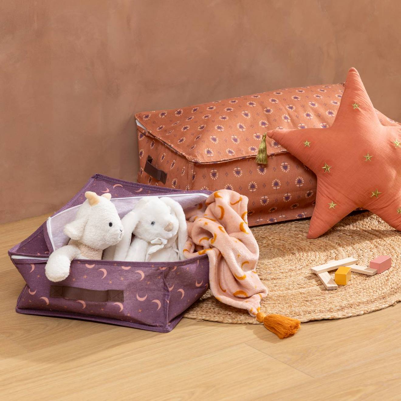 Lot De 2 Housses De Rangement - Zippy Multicolore