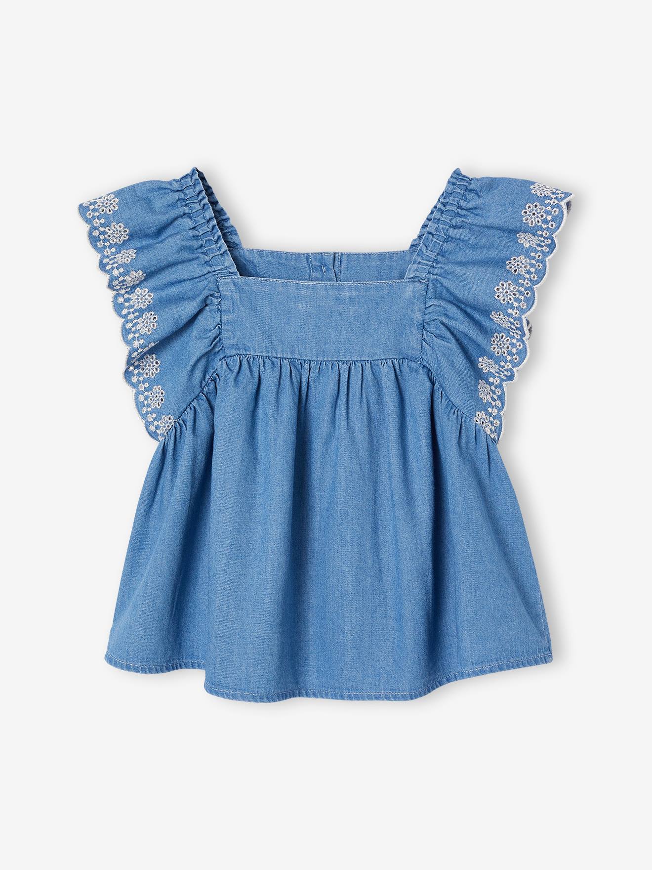 Blouse fille denim stone 20 €