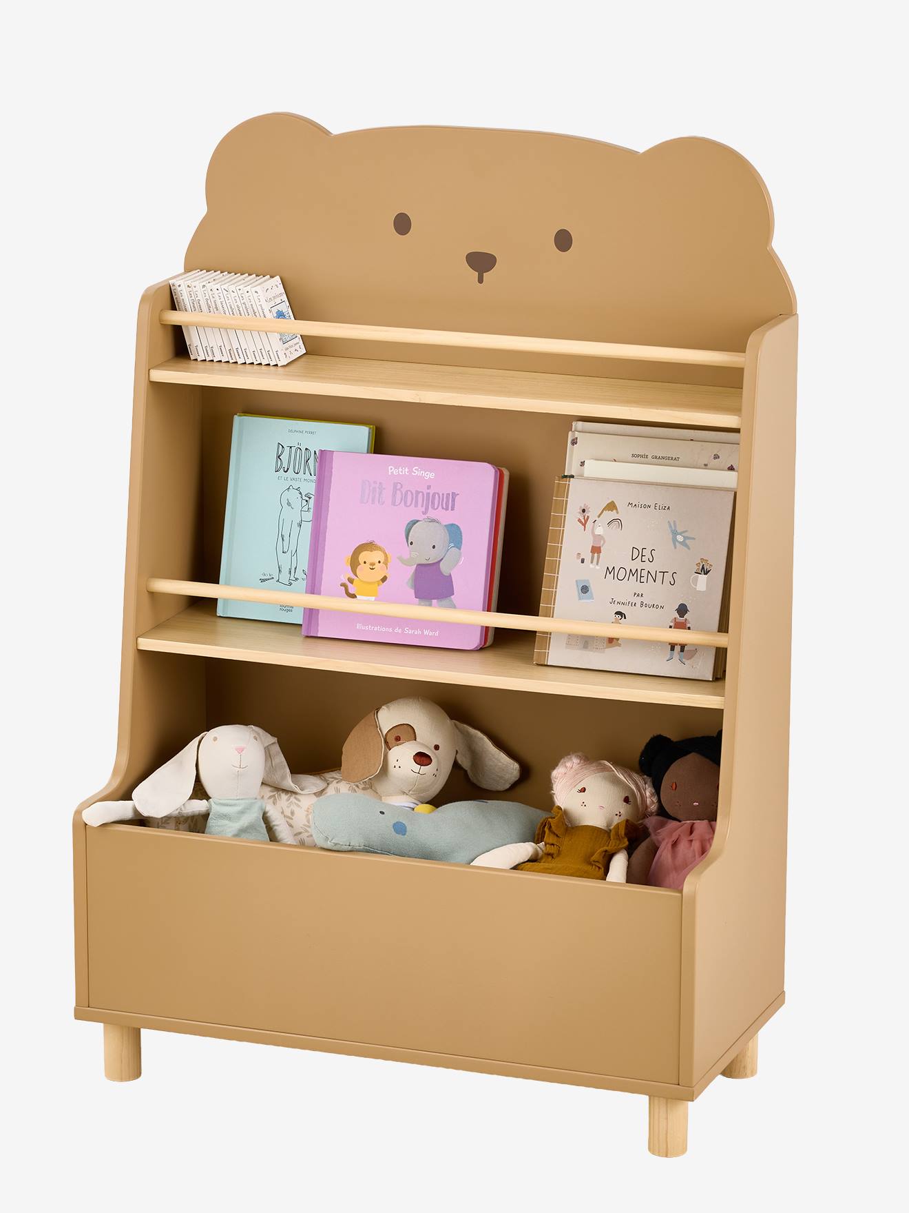 Bibliothèque enfant OURSON moka (Vertbaudet) - Image 1
