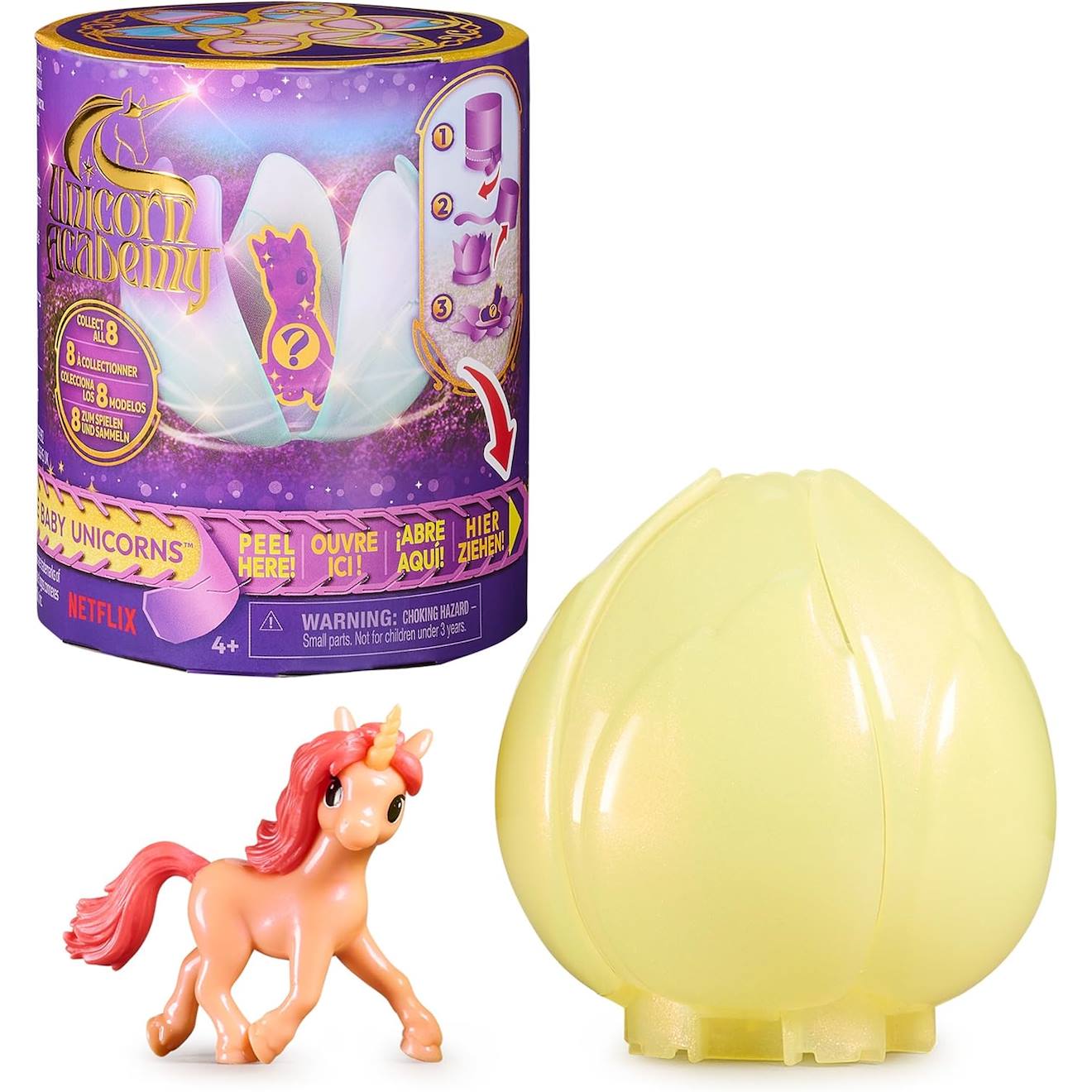 Unicorn Academy - Bébé Unicorne Surprise Fleur Magique Multicolore
