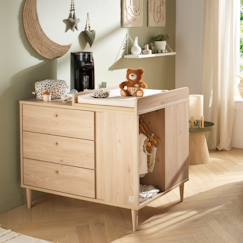 Chambre et rangement-Commode-îlot bébé  avec rangements 3 faces - ilot bebe