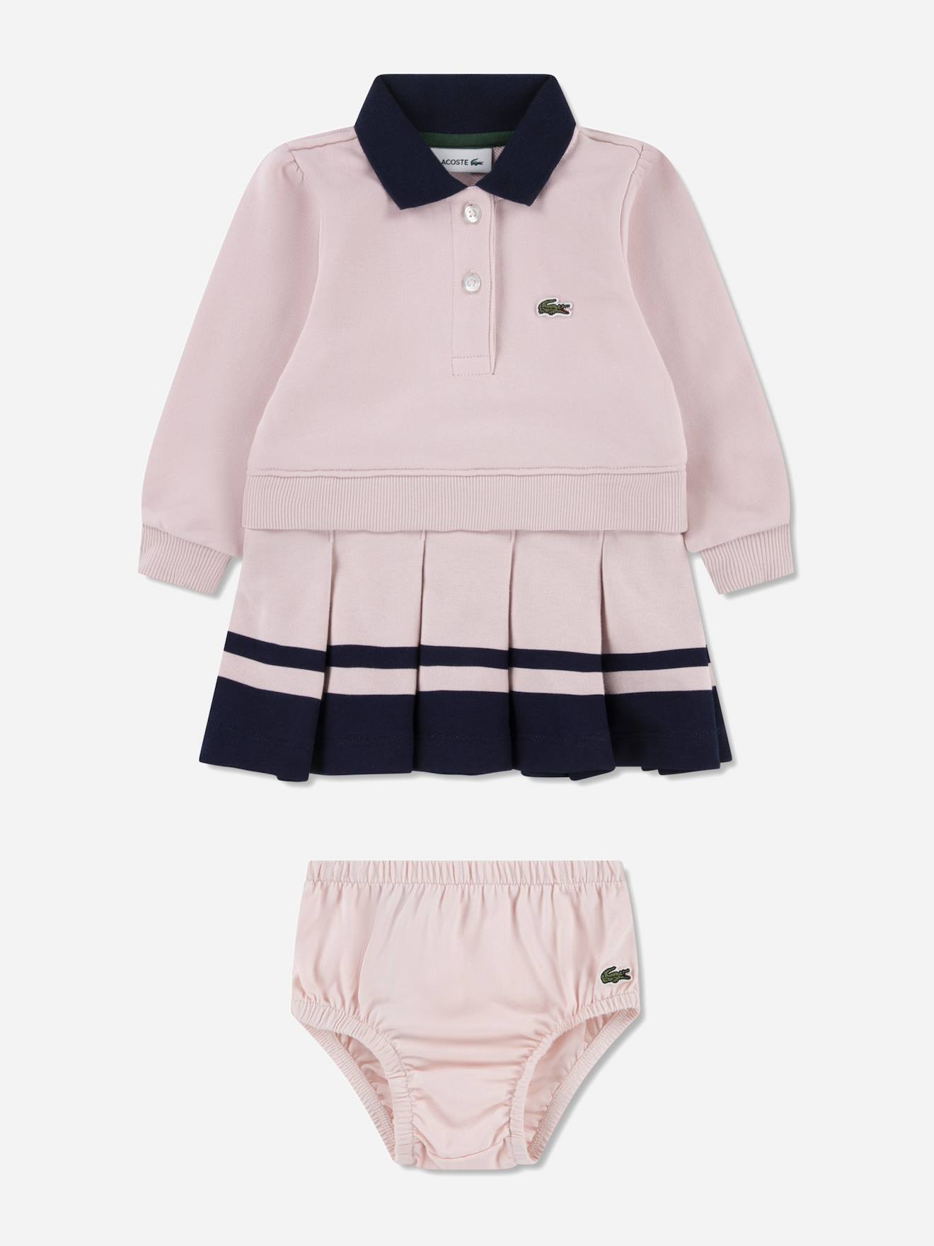 Robe 2 Pièces Rose / Bleu Foncé