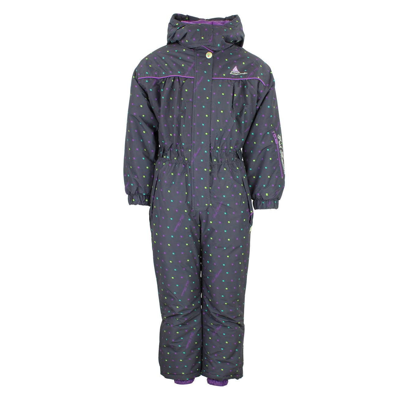 Combinaison De Ski Fille Fancy Carbone