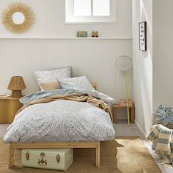 Linge de maison et décoration-Linge de lit enfant-Housse de couette-Parure de lit enfant imprimée en coton, taie rectangle, sous l'océan