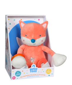 Jouet-Premier âge-Ma 1ère peluche d'activités  - renard - 25 cm