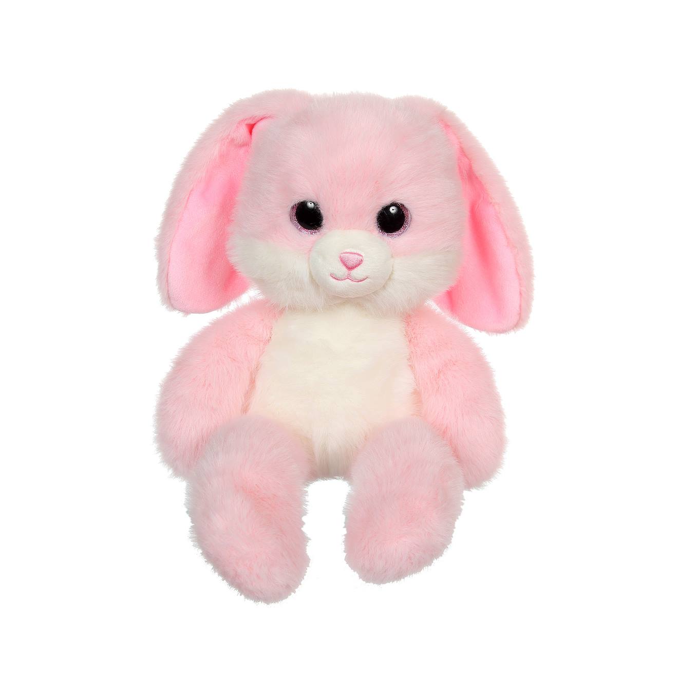 Peluche Lapin Leggies Rose Poudré - 32 Cm Rose