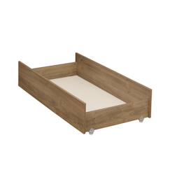 Chambre et rangement-Tiroir pour lit bébé combiné évolutif - mokka