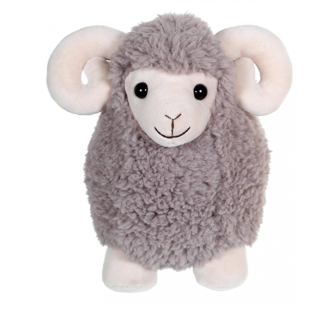 Peluche - Funny Bélier Gris - 30 Cm Gris