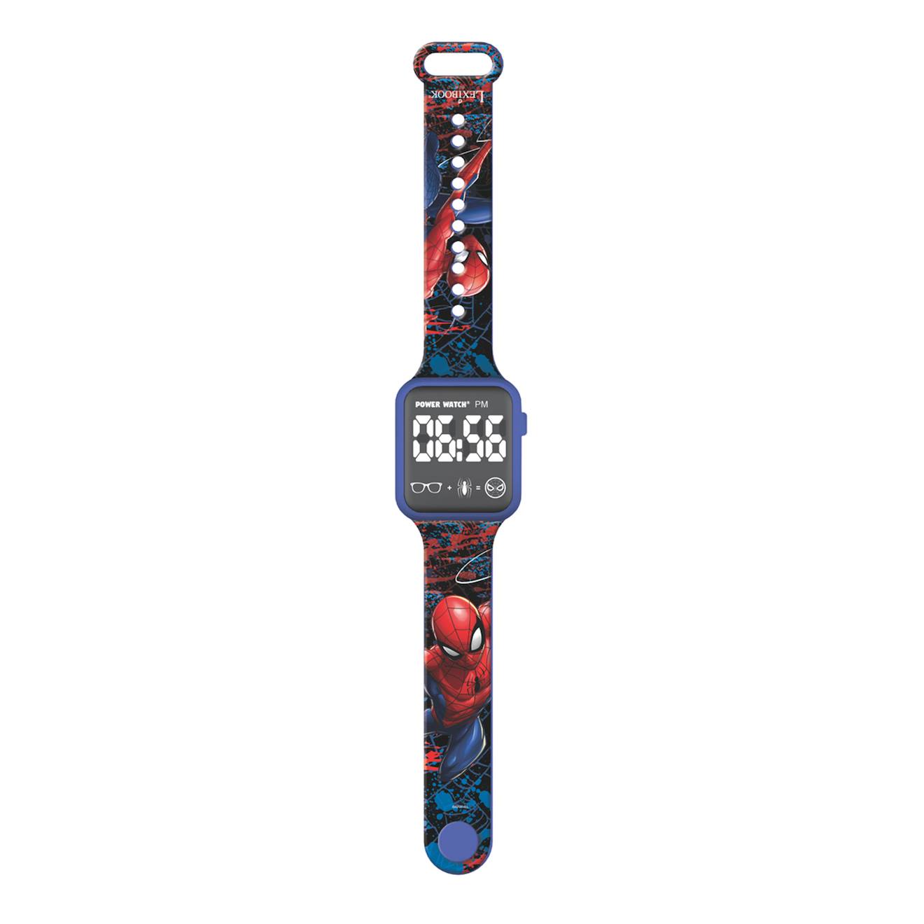 Montre Digitale Led Spider-man Rouge