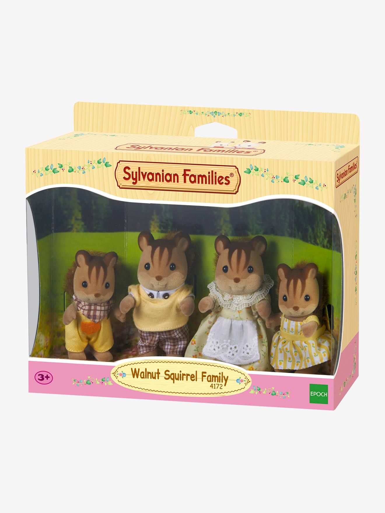 Sylvanian - 4172 - La Famille Ecureuil Roux Sylvanian Families Beige