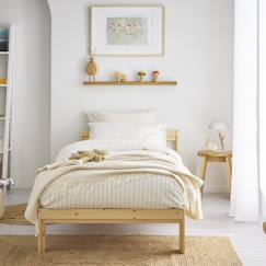 Linge de maison et décoration-Parure de lit enfant imprimée en flanelle de coton, taie rectangle, équilibre