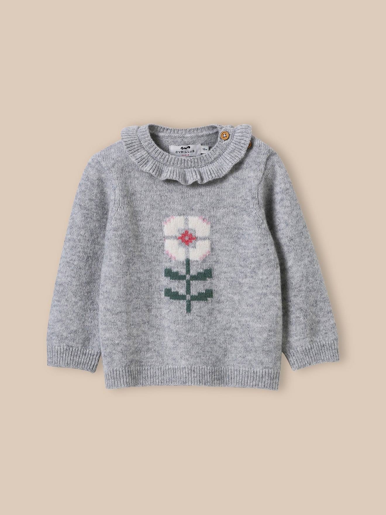 Pull En Laine Bébé Gris Chine