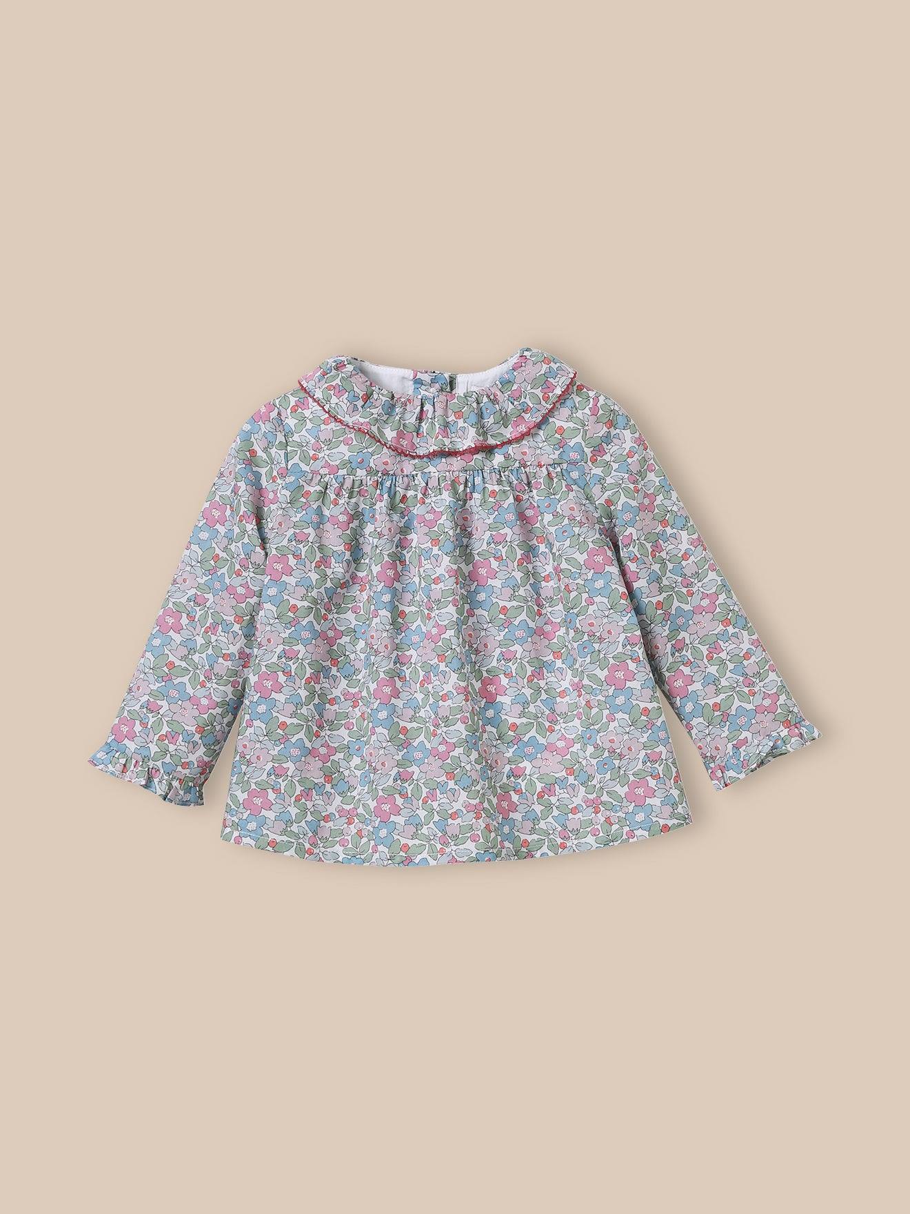 Blouse En Tissu Liberty Bébé Liberty Besty Berry