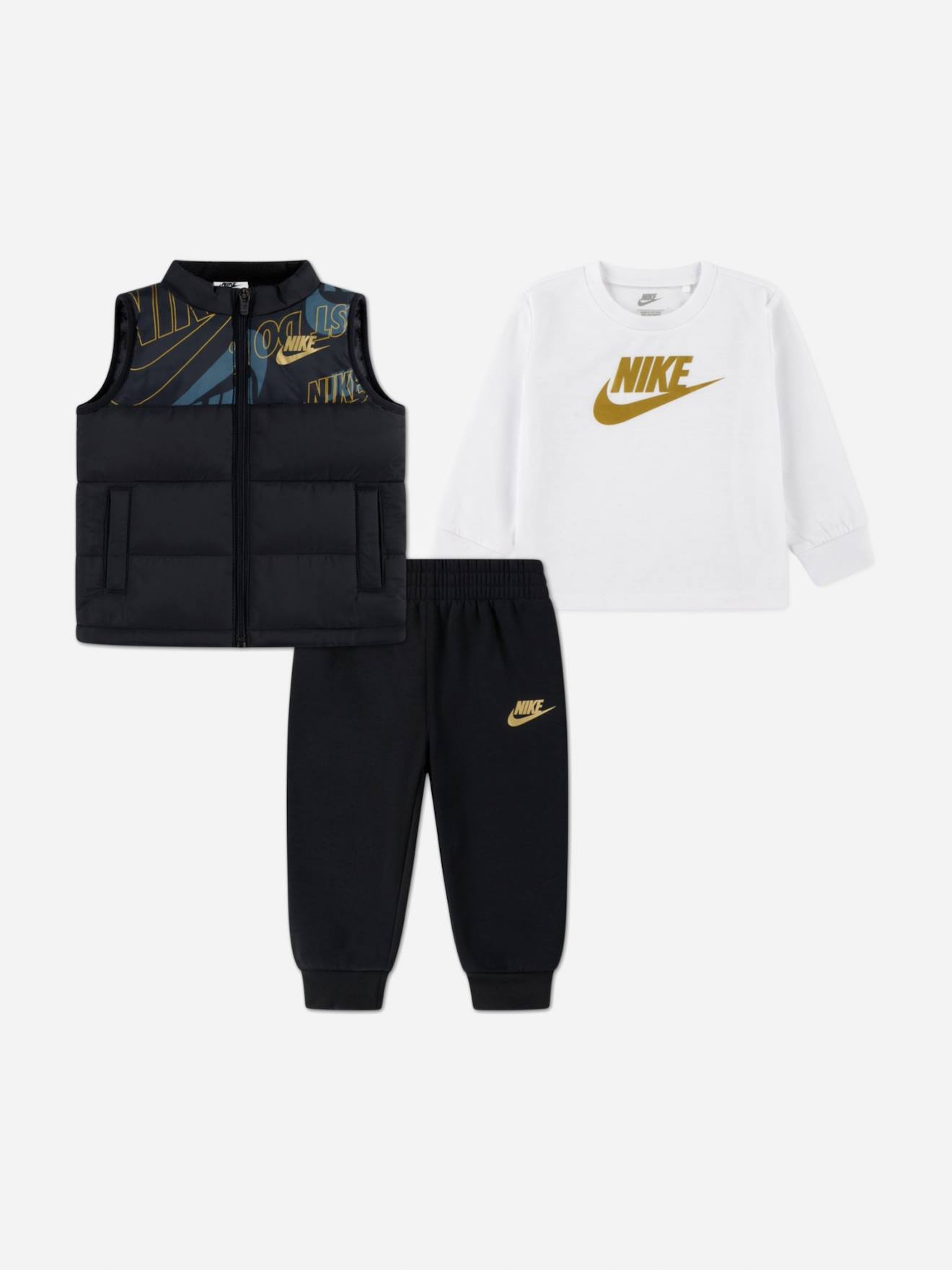 Ensemble 3 Pièces Veste Sans Manches
