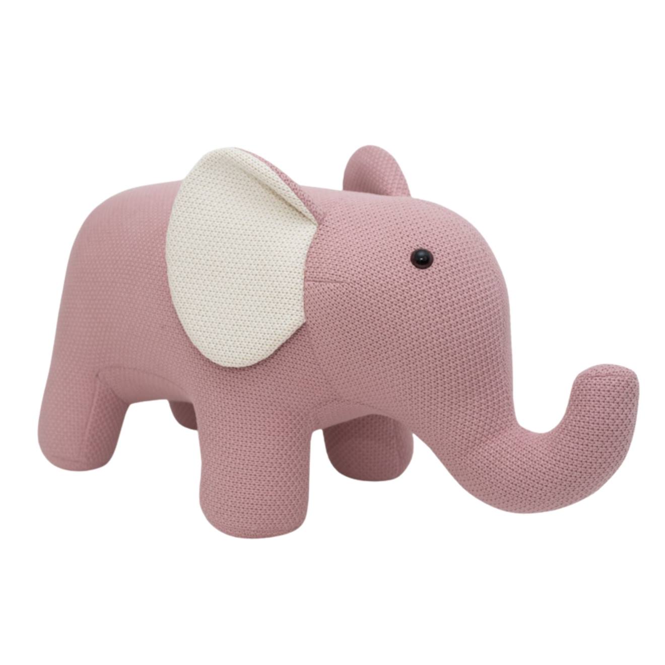 Grande Peluche Siège D’appoint Éléphant Pink