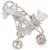 Poussette double pour poupées nara Beige 4 - vertbaudet enfant 