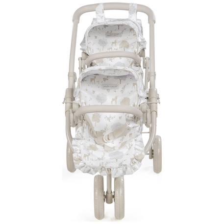 Poussette double pour poupées nara Beige 6 - vertbaudet enfant 