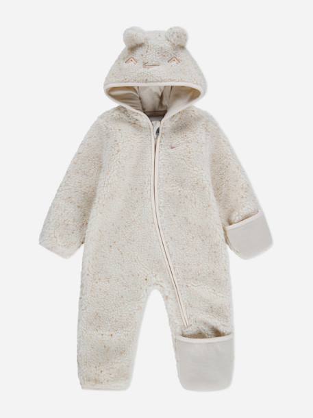 Bébé-Salopette, combinaison-Combinaison bébé chaude en matière douce avec capuche zippée