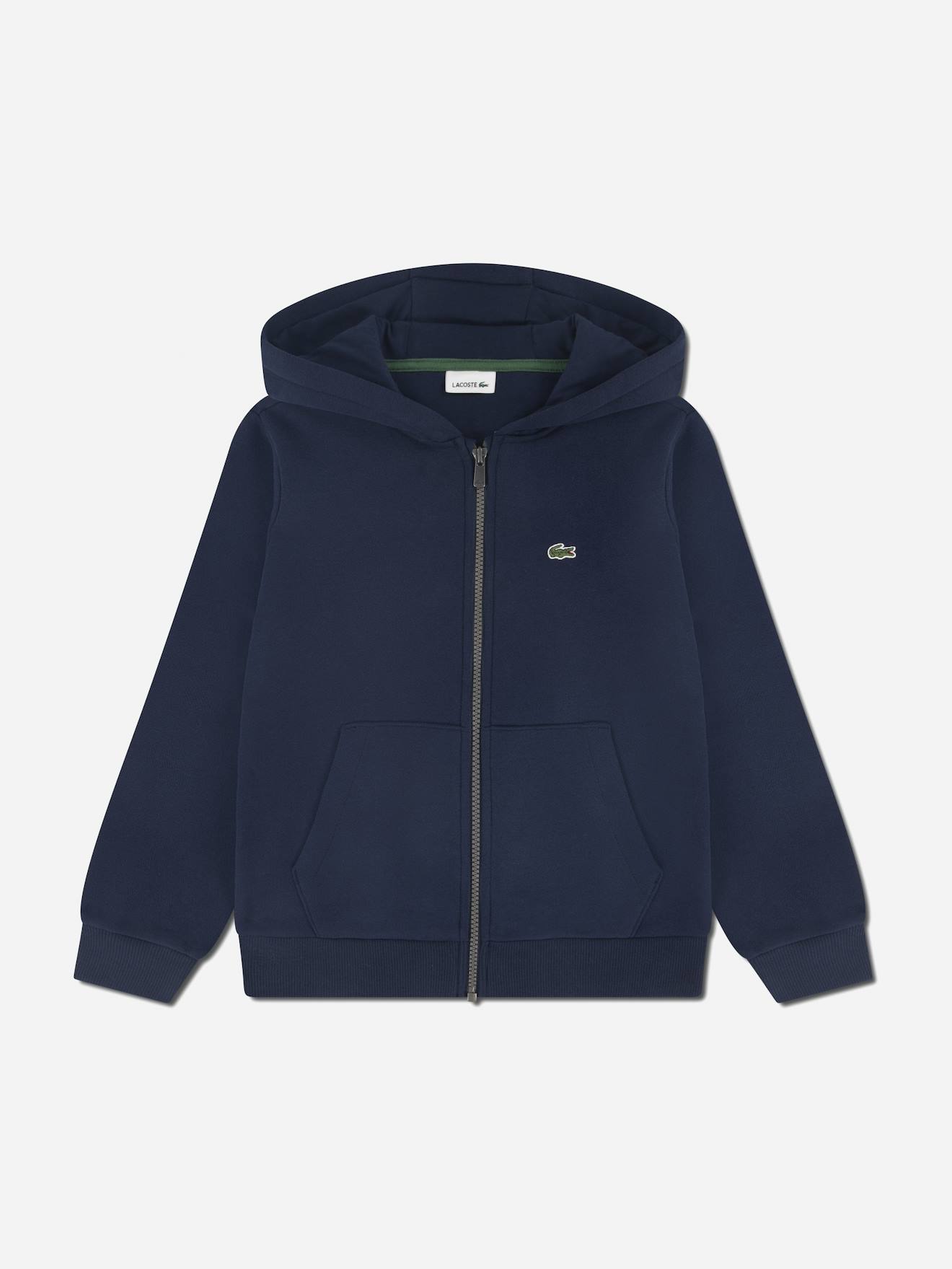 Sweat Zippé À Capuche Bleu