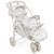 Poussette double pour poupées nara Beige 1 - vertbaudet enfant 