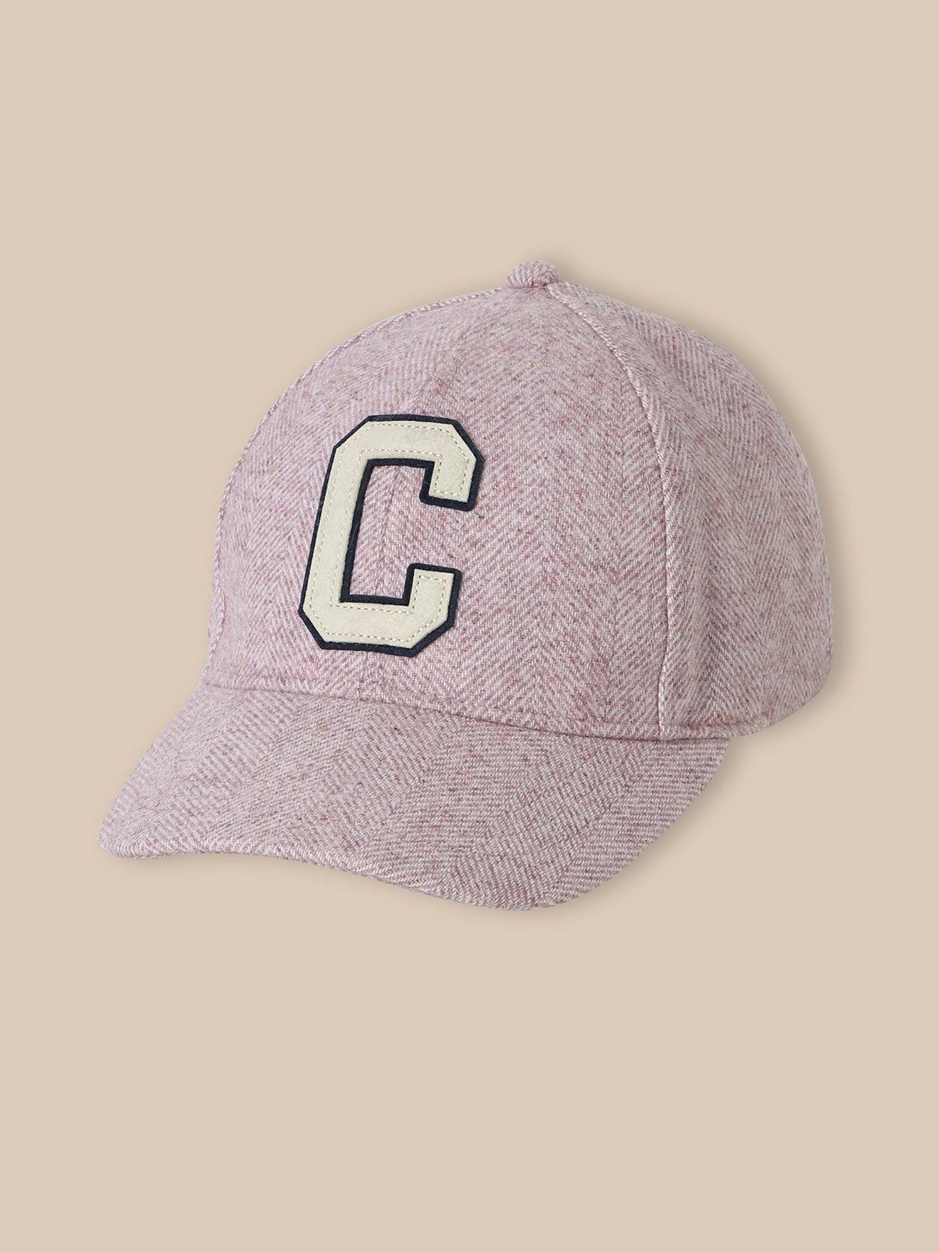 Casquette En Chevrons Fille Rose