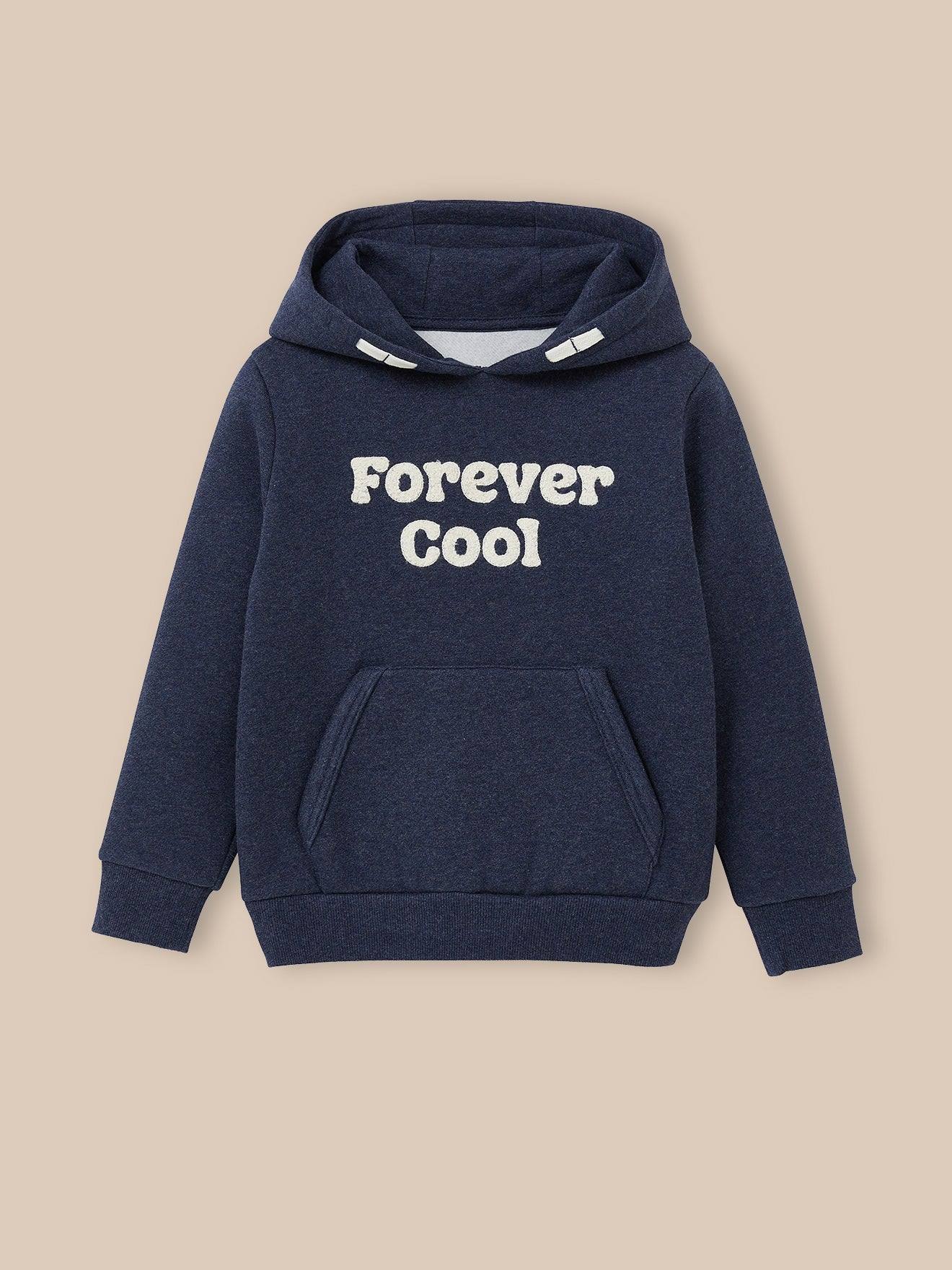 Sweat À Capuche Garçon Marine