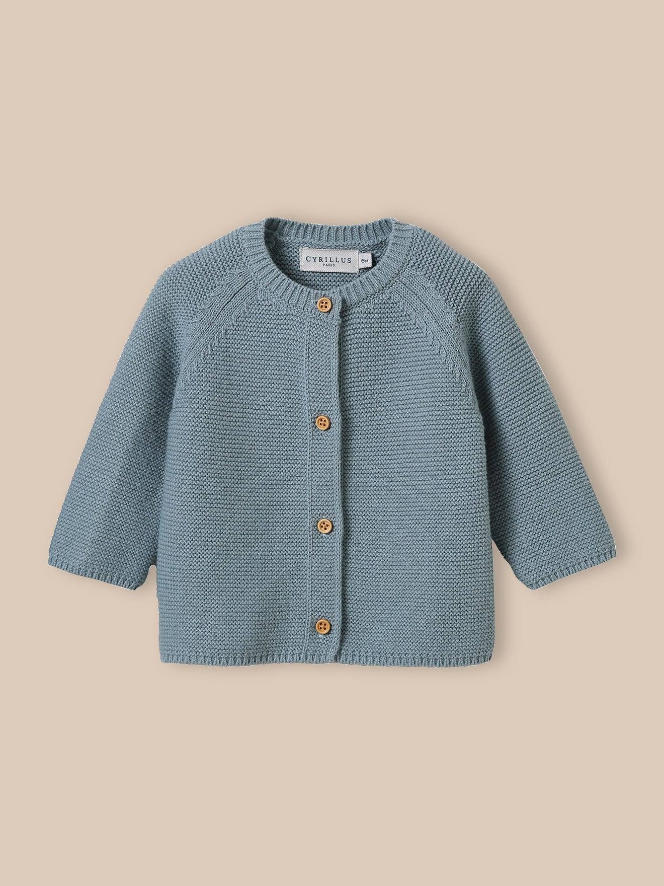 Cardigan En Coton Biologique Et Laine Bébé Nuage